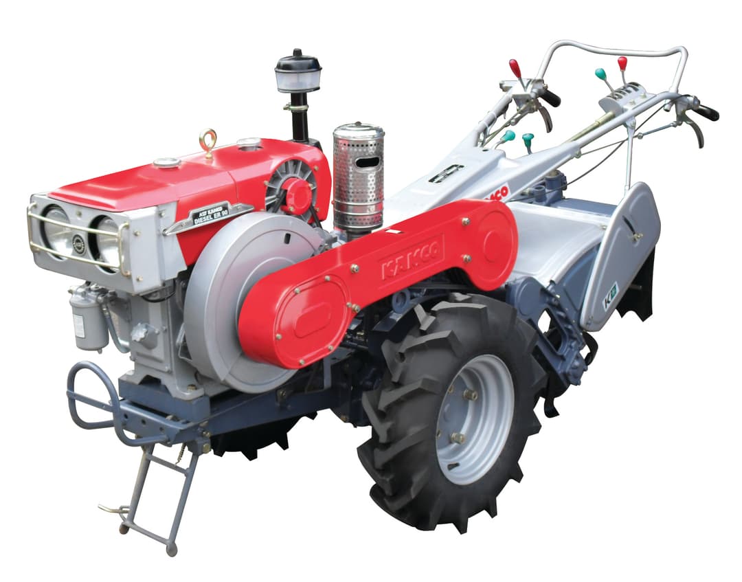 In 1974, KAMCO began production of the Power Tiller, a versatile machine that became essential for farming, offering multi-purpose functionality for tilling, ploughing, and more.